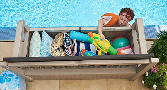 ¿Pop up pool? Haz que el espacio a su alrededor sea genial