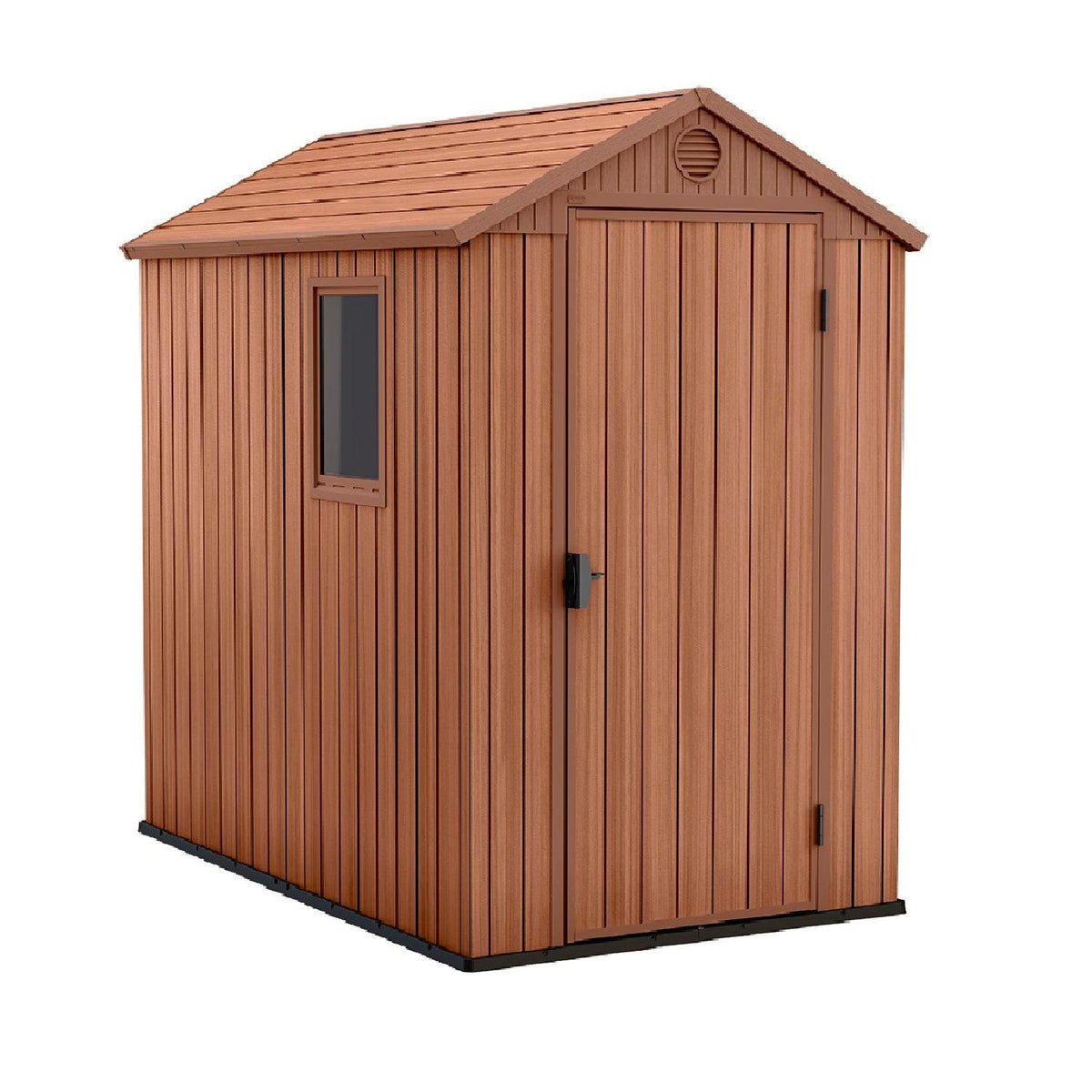 Bodega De Jardín Darwin 4x6 - 205x184x126 Cm - Marrón / Tamaño Único