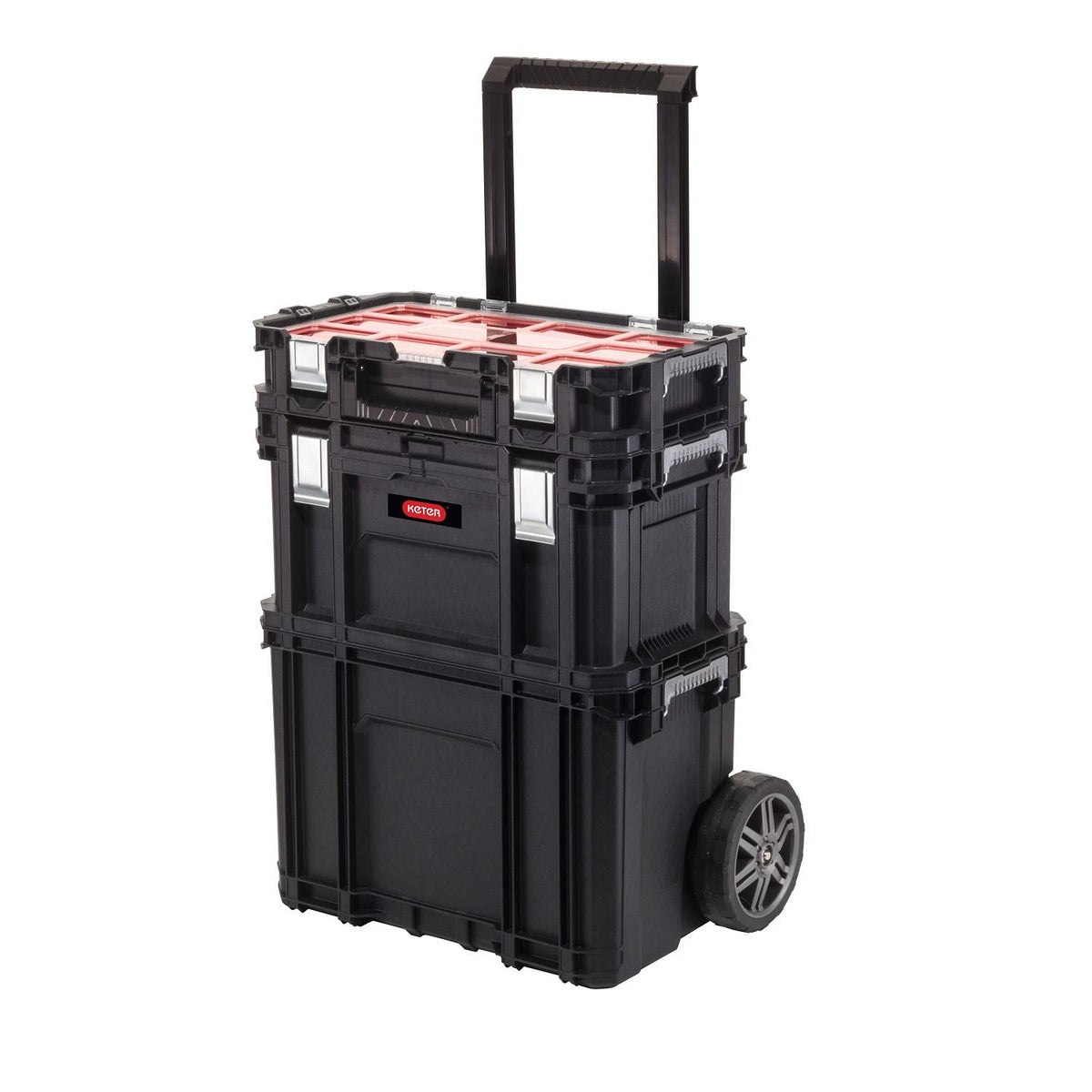 Caja De Herramientas Connect Rolling System - Negro / Tamaño Único