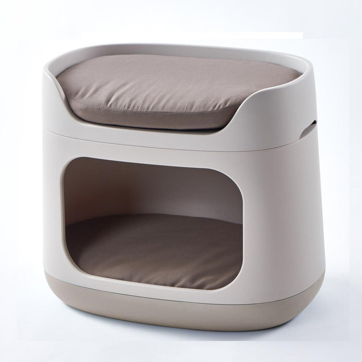 Cama Para Perros Gatos Pet Bunkbed - Pequeño / Beige
