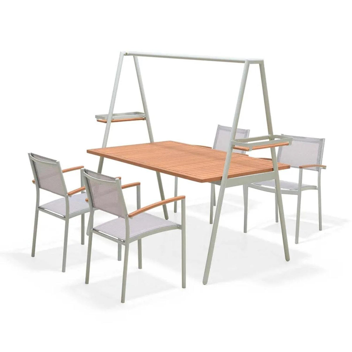 Juego de Terraza Comedor Copenhagen Madera Midtown