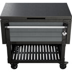 Mesa Auxiliar Asador De Jardín Cooler Beverage Grafito