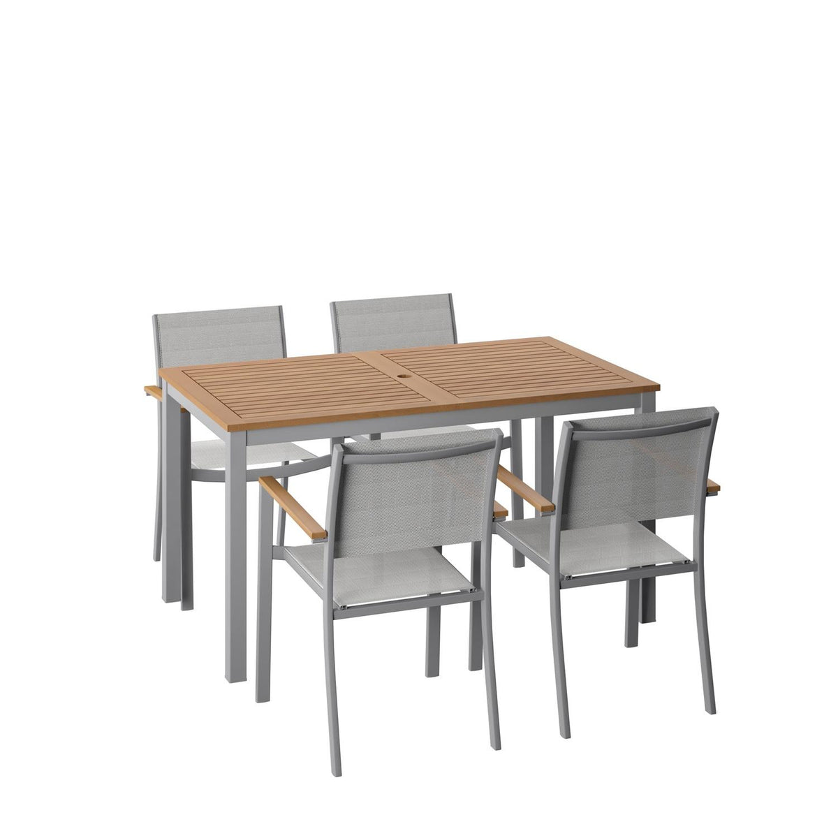 Juego de Terraza Comedor Lynx 140x80cm Midtown
