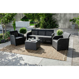 Juego de Terraza Living Jardin 3 Cuerpos Rosalie Storage
